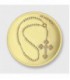 CROSS-ROSARY GOLD-PLATED