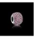 CHARM PLATA CIRCONITA ROSA