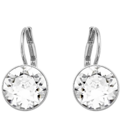 Pendientes Swarovski 5085608 Bella Blancos Baño Rodio