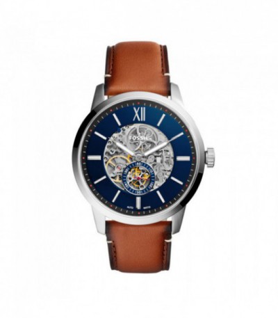 Reloj automático Townsman de 48&nbsp;mm de piel en color marrón claro