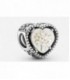 Family tree heart sterling silver charm