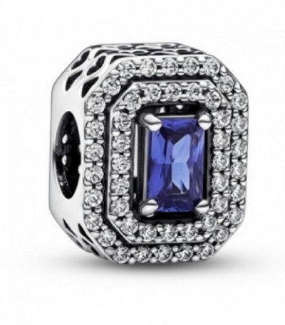 CHARM WITH PRINCESS BLUE CRYSTAL