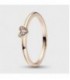 HEART 14K ROSE GOLD-PLATED RING