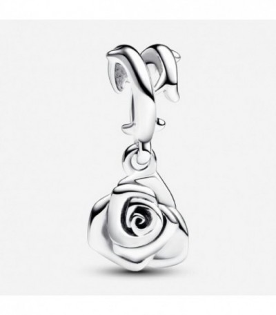 Charm Colgante Rosa Floreciendo