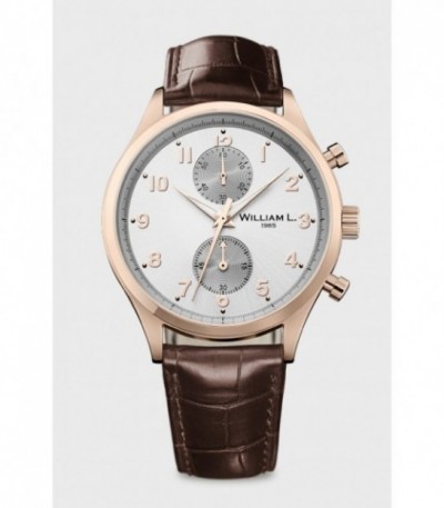 RELOJ ACERO ROSADO BLANCO Williams L 1985