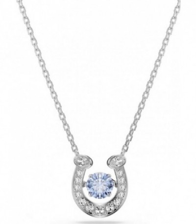 Colgante Swarovski 5746562 Symbolica Herradura Azul Baño Rodio