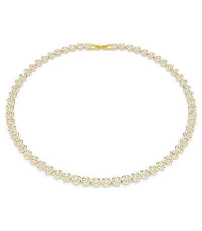Collar Swarovski 5751560 Una Angelic Redondo Blanco Baño Oro